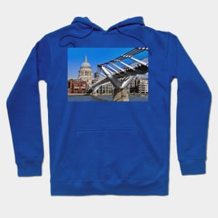 St Paul's Cathedral London Millennium Bridge Hoodie